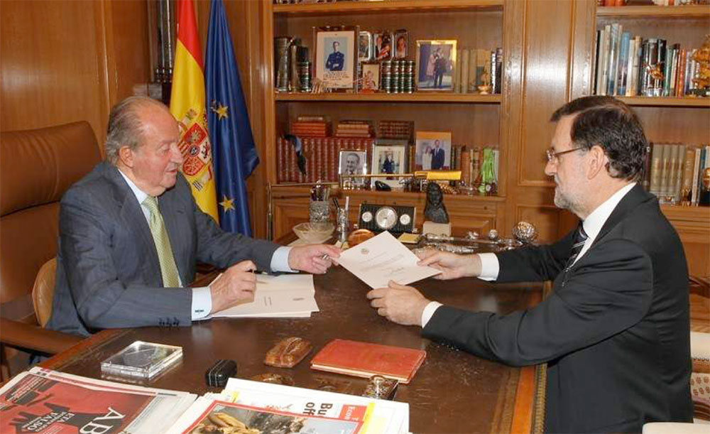 D. Juan Carlos y M. Rajoy