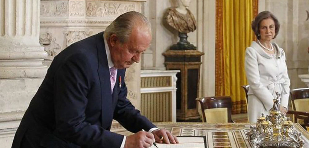 D. Juan Carlos sanciona la disposición legislativa